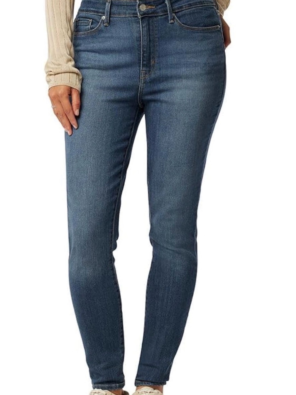 Levi Strauss Signature Gold Women’s Mid-Rise Skinny Stretch Jeans - 20M (35x30)